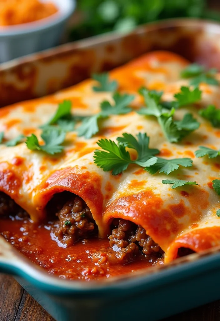 18 Genius Ways To Use Canning Ground Beef Tonight - 8. Beef Enchiladas 1