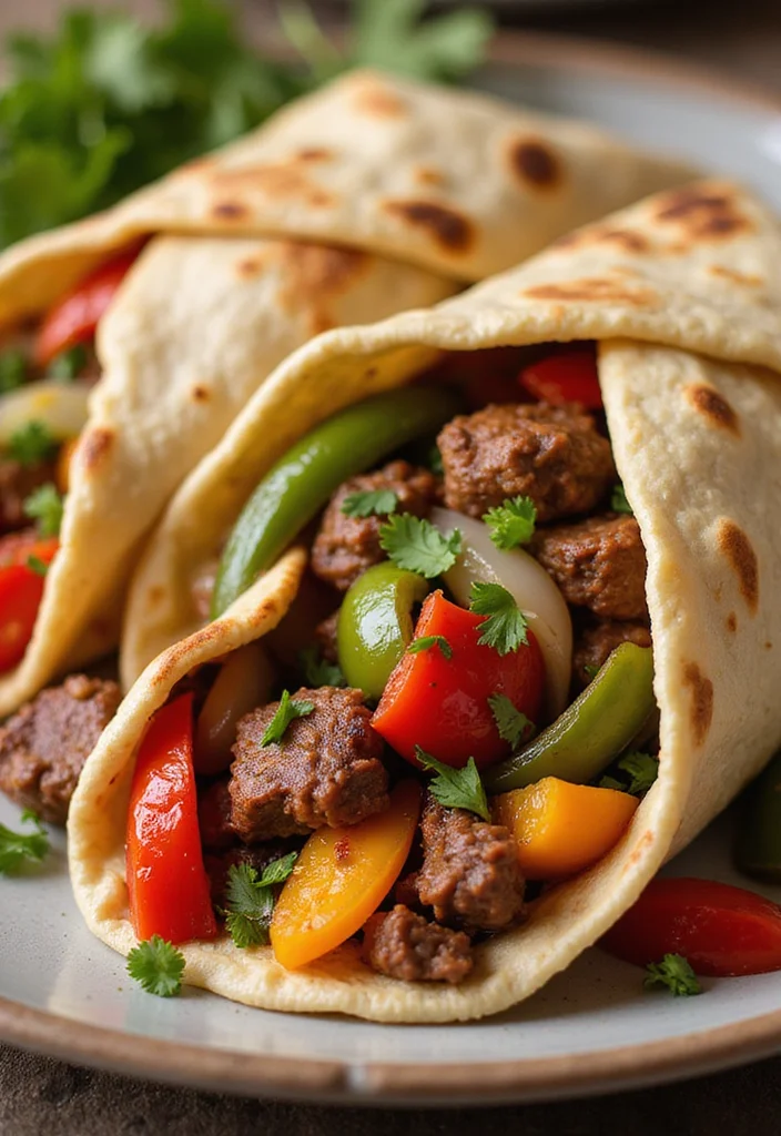 18 Ground Beef Salisbury Steak Meals Perfect For Weeknight Cooking - 18. Salisbury Steak Fajitas 1