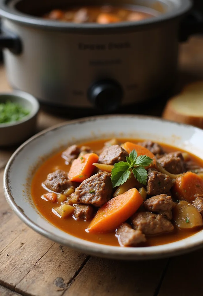 18 Must-Try Healthy Beef Stew Crock Pot Dishes For Busy Nights - 1. Classic Healthy Beef Stew 1