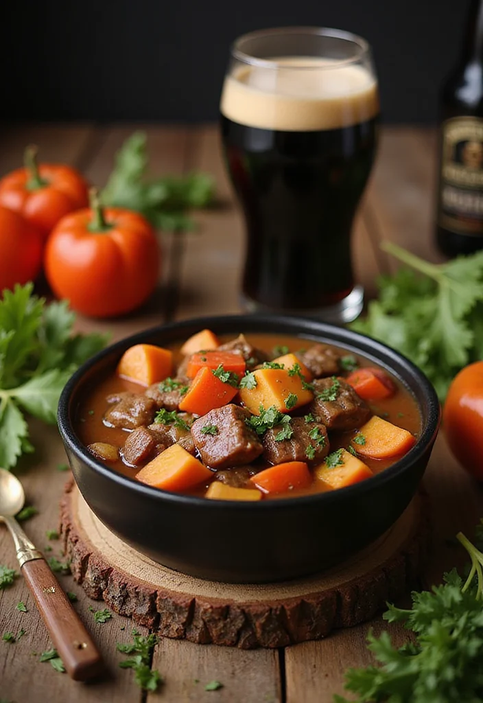 18 Must-Try Healthy Beef Stew Crock Pot Dishes For Busy Nights - 10. Beer and Beef Stew 1