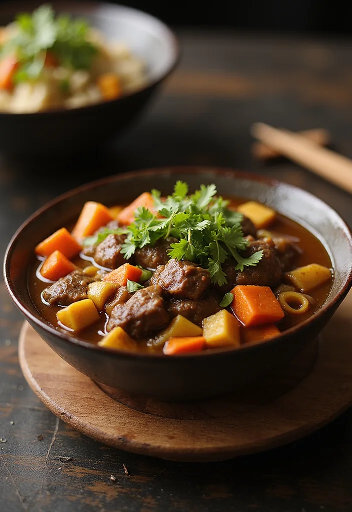 18 Must-Try Healthy Beef Stew Crock Pot Dishes For Busy Nights - 5. Asian-Inspired Beef Stew 1