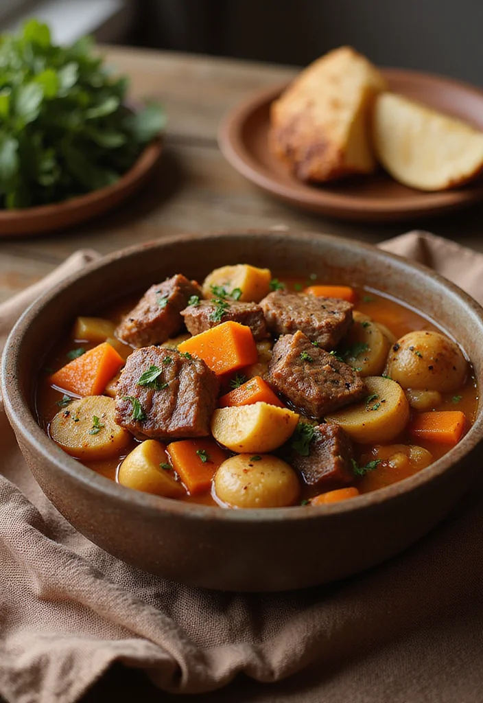 18 Must-Try Healthy Beef Stew Crock Pot Dishes For Busy Nights - 9. Root Vegetable and Beef Stew 1