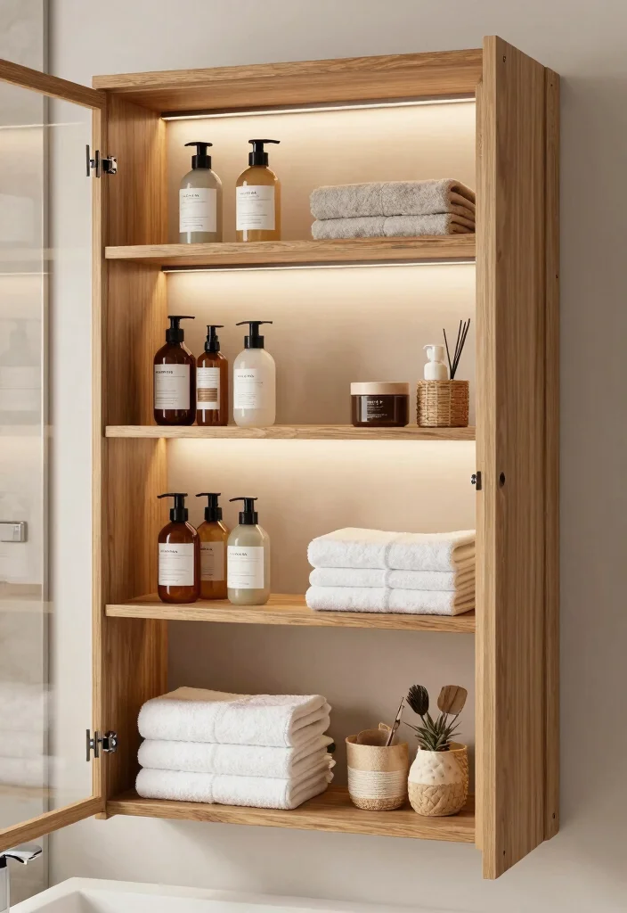 18 Shower Shelf Ideas With Smart Built In Storage - 10. Open Shelving for Easy Access 1