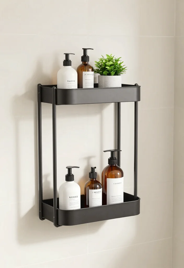18 Shower Shelf Ideas With Smart Built In Storage - 5. Tiered Shelves for Optimal Organization 1