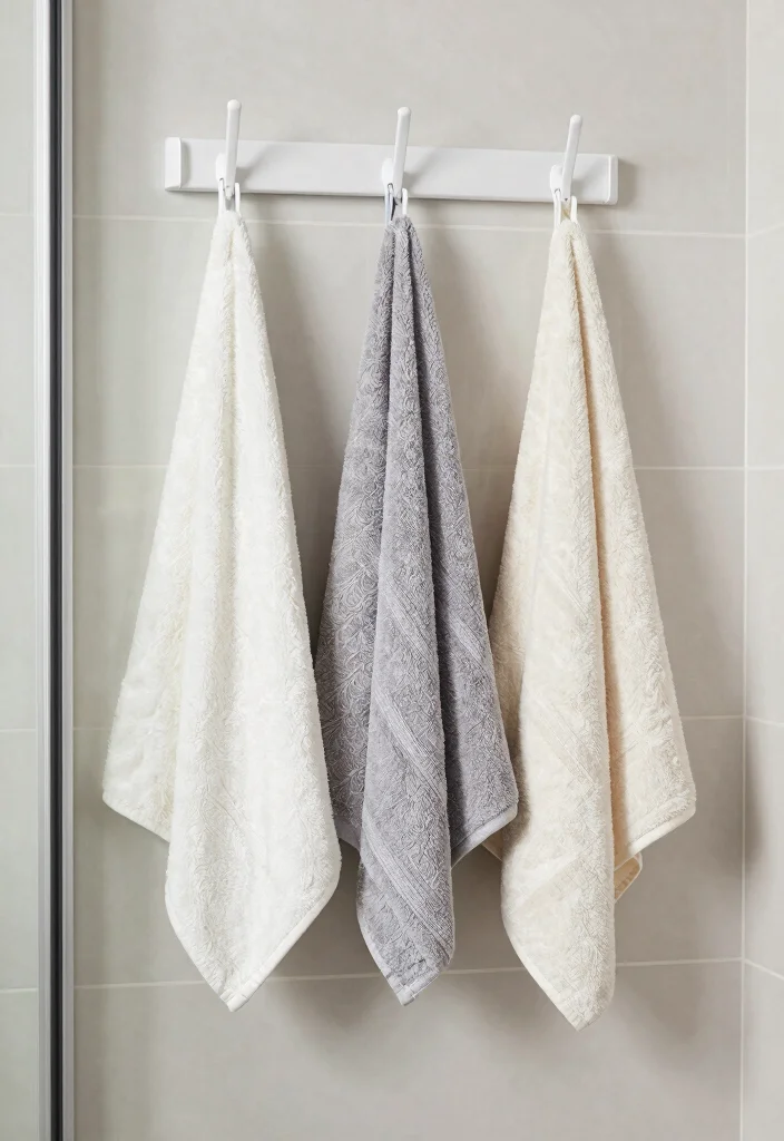 18 Shower Shelf Ideas With Smart Built In Storage - 6. Over-the-Door Hooks for Maximum Utility 1