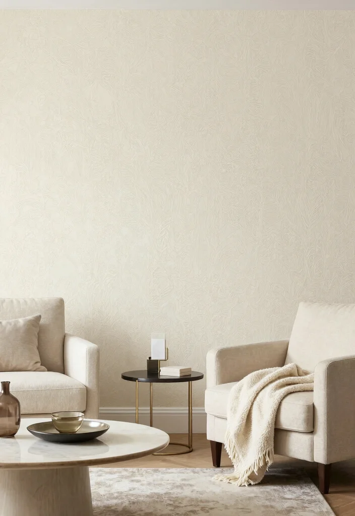 18 Wall Molding Wallpaper Ideas That Elevate Any Room - 8. Subtle Textured Patterns 1