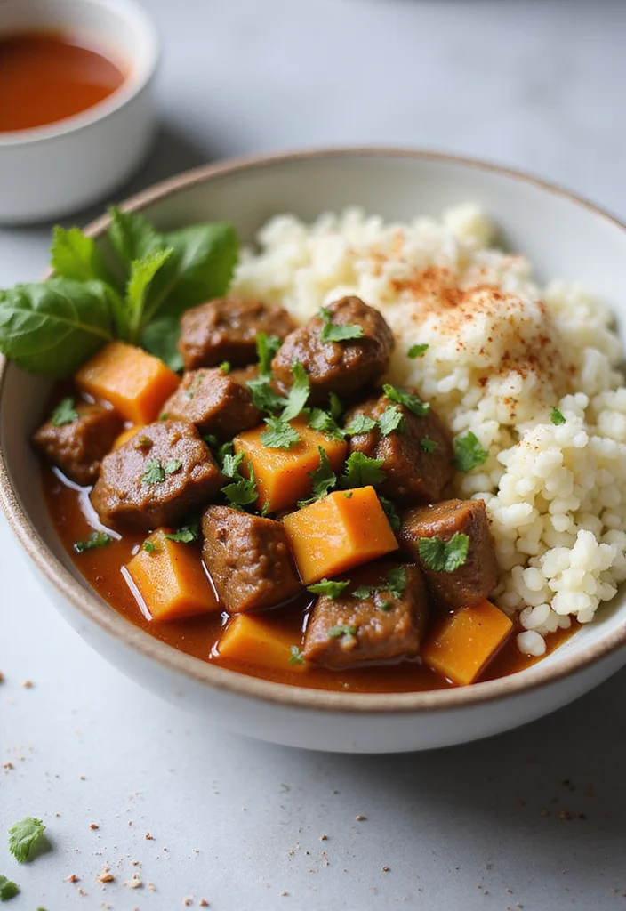 Top 12 Thai Beef Curry Ideas You Haven't Tried Yet - 12. Thai Beef Curry with Cauliflower Rice 1