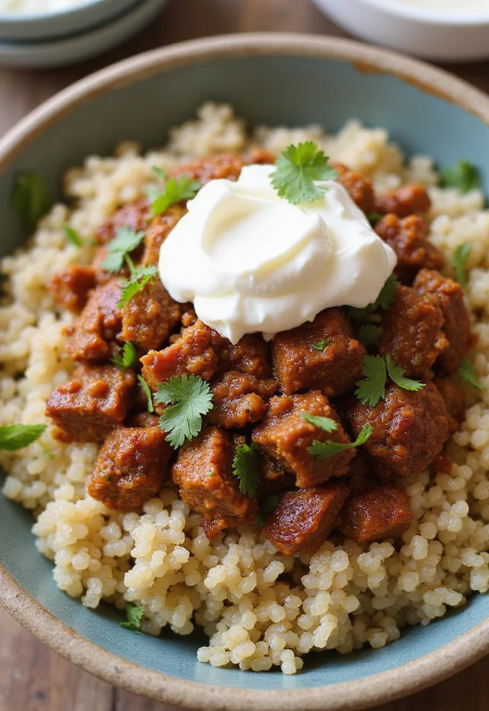 Top 14 Ground Beef Cottage Cheese Bowl Ideas You Haven’t Tried Yet - 13. Ground Beef and Quinoa Bowl 1