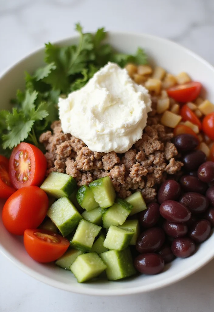 Top 14 Ground Beef Cottage Cheese Bowl Ideas You Haven’t Tried Yet - 2. Mediterranean Delight Bowl 1