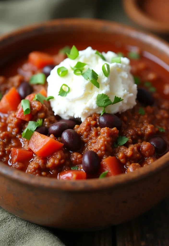 Top 14 Ground Beef Cottage Cheese Bowl Ideas You Haven’t Tried Yet - 8. Chili Beef Bowl 1