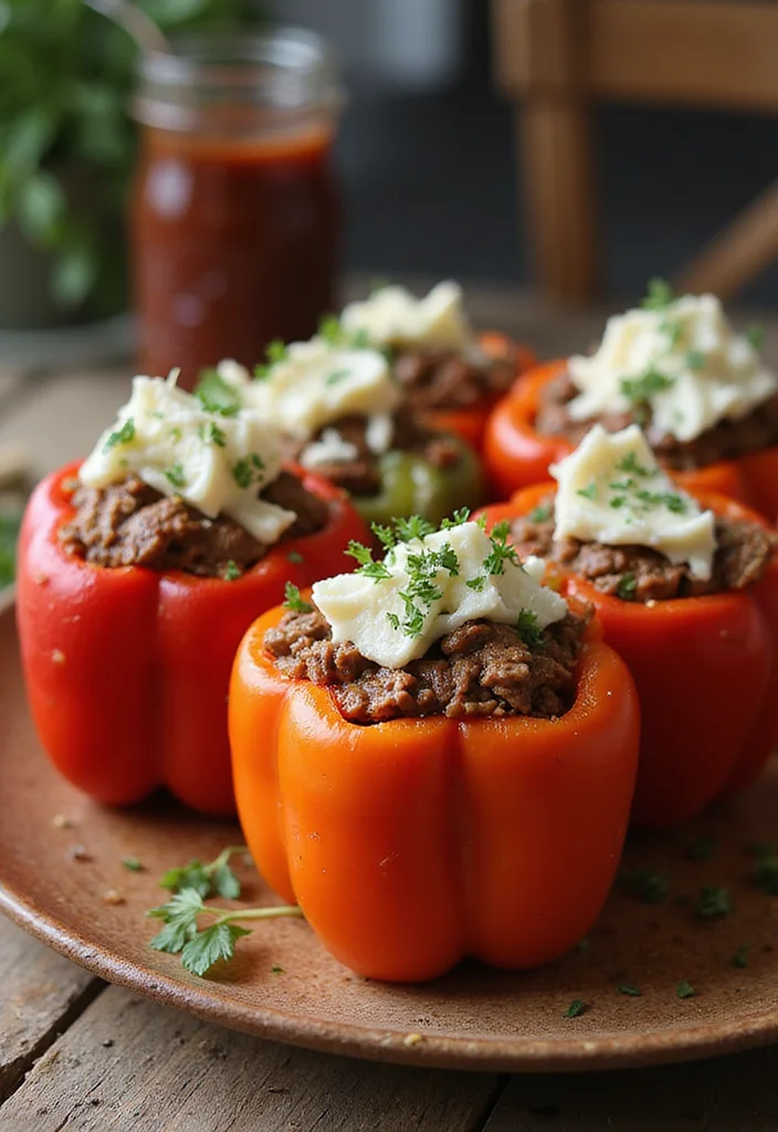 Top 14 Roast Beef Dinner Ideas You Haven’t Tried Yet - 1. Roast Beef and Blue Cheese Stuffed Peppers 1